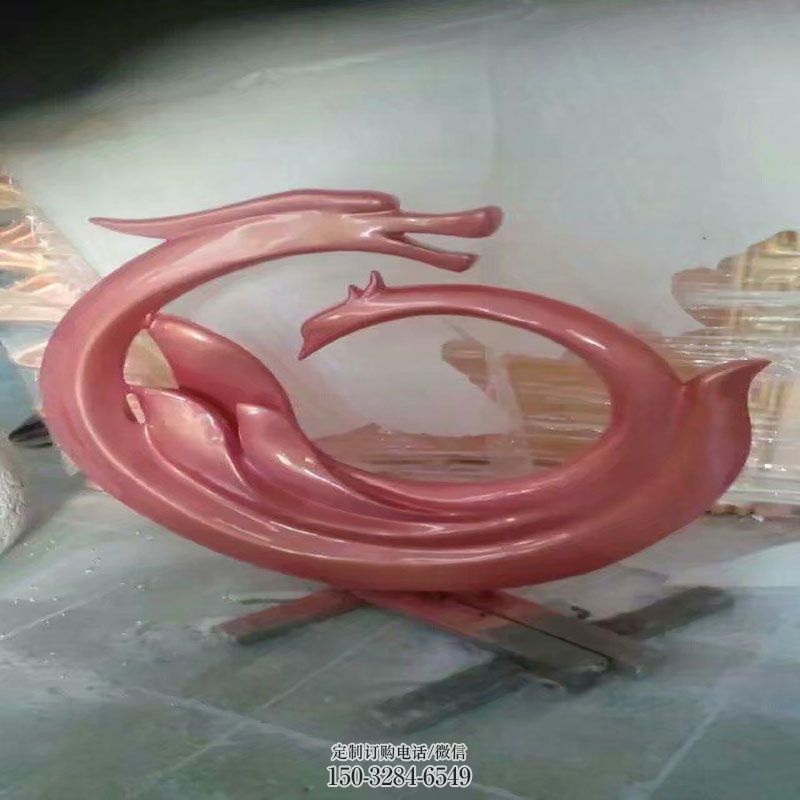 不锈钢龙雕塑抽象 公园景观雕塑供求 烤漆龙雕塑制造商