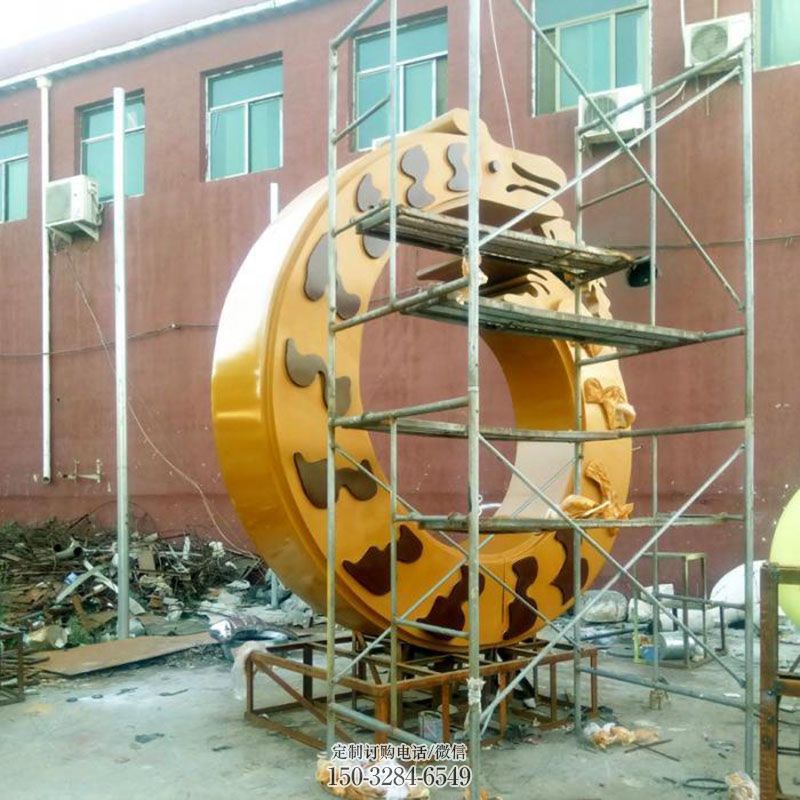 不锈钢龙雕塑底座 雕塑主题定做 广场景观龙雕塑供给