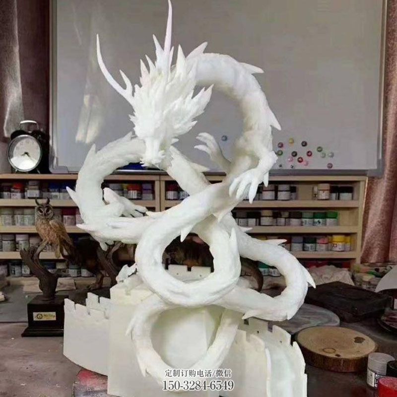 空间蛟龙雕塑 公园景观龙雕塑供求 门口铜龙雕塑订做