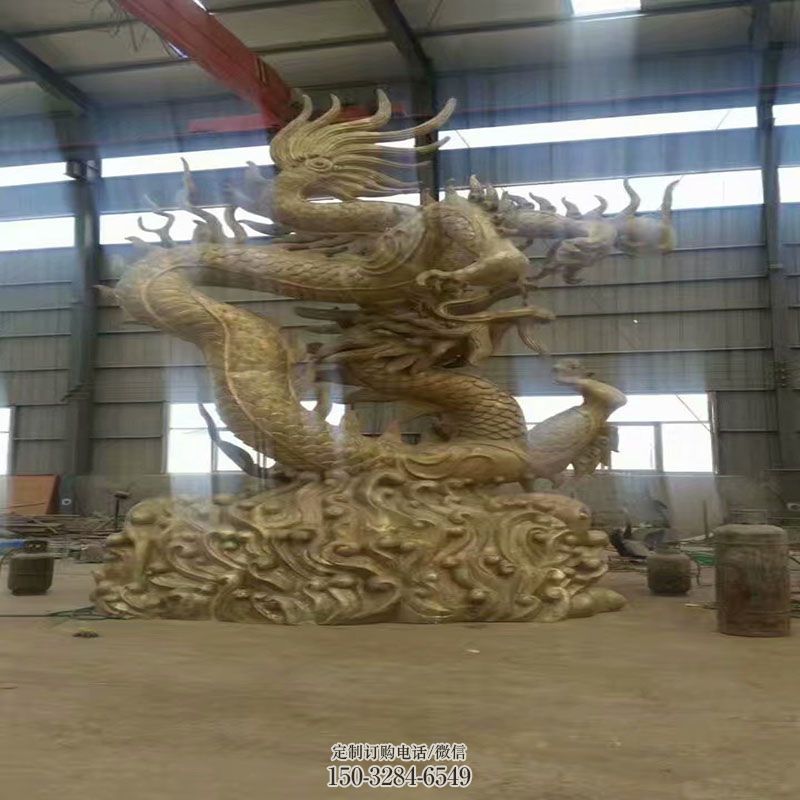 小蛟龙雕塑 户外龙雕塑摆放精选 社区铜龙雕塑常用