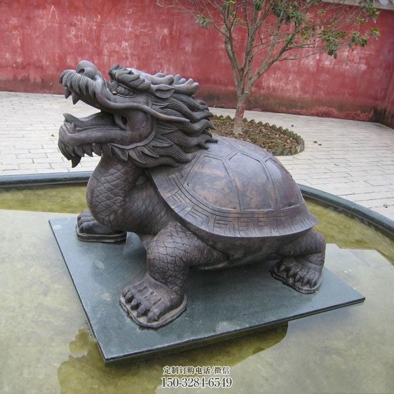 酒店龙龟雕塑 雕塑装饰精品 景观户外龙龟雕塑点击