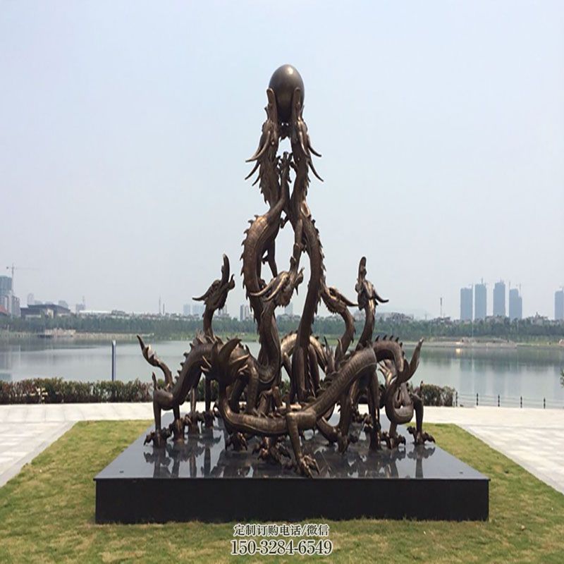各类九龙戏珠雕塑 雕塑工艺服务商 商业龙雕塑标准