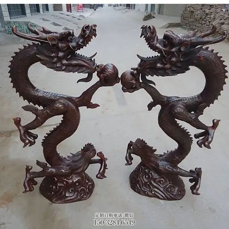 酒店九龙戏珠雕塑 雕塑装饰精品 景观户外龙雕塑点击