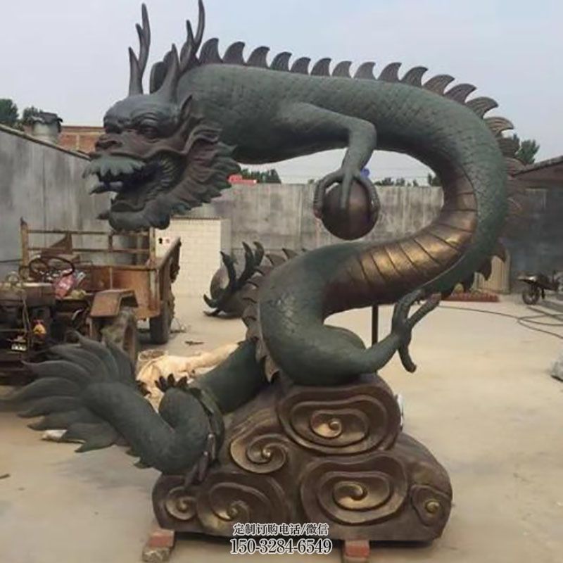 酒店飞龙雕塑 雕塑装饰精品 景观户外飞龙雕塑点击